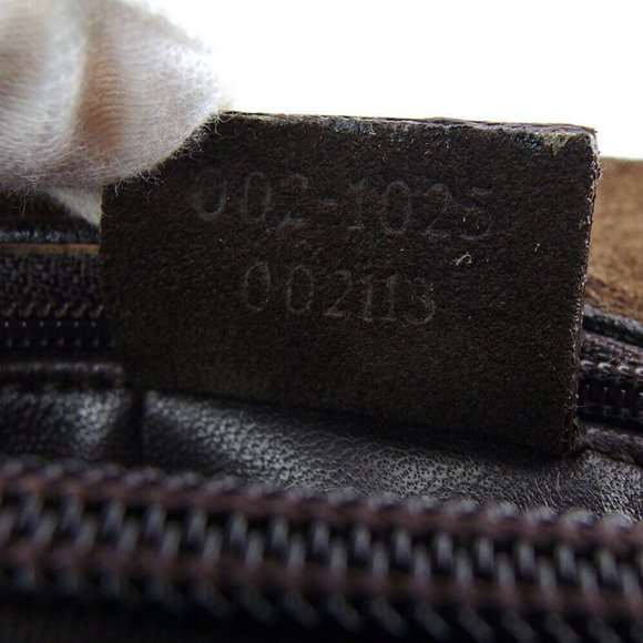 GUCCI Tote Bag Bit Motif Handle Suede Auth Used T19005 - Picture 5 of 8